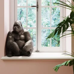 Figurine décorative Monkey Gorilla Side noir76cm>KARE Design New