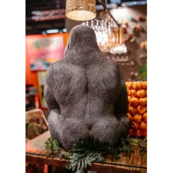 Figurine décorative Monkey Gorilla Side noir76cm><noscript><img width=