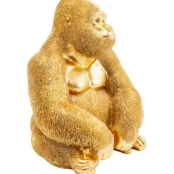 Figurine décorative Monkey Gorilla Side doré 39cm><noscript><img width=