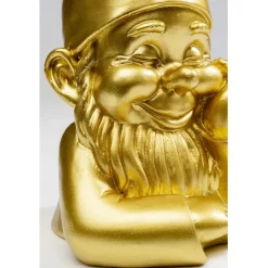Figurine décorative Nain doré 21cm><noscript><img width=