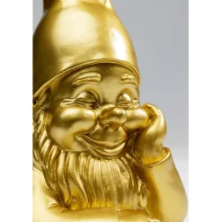 Figurine décorative Nain doré 21cm><noscript><img width=