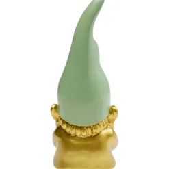 Figurine décorative Nain doré vert 21cm><noscript><img width=
