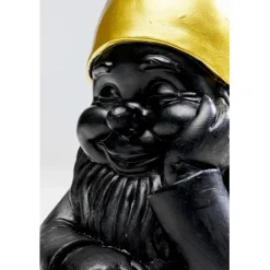 Figurine décorative Nain noir 21cm><noscript><img width=