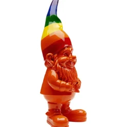 Figurine décorative Nain Rainbow orange 46cm>KARE Design Outlet