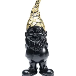 Figurine décorative Nain Standing noir-doré 30>KARE Design Online