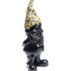 Figurine décorative Nain Standing noir-doré 30>KARE Design Online