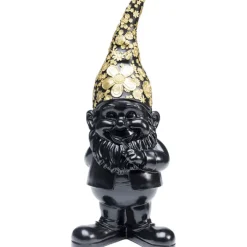 Figurine décorative Nain Standing noir-doré 45>KARE Design Discount