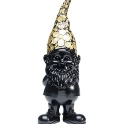 Figurine décorative Nain Standing noir-doré 60>KARE Design New