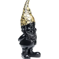 Figurine décorative Nain Standing noir-doré 60>KARE Design New
