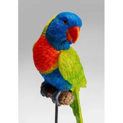 Figurine décorative Parrot vert 36cm><noscript><img width=