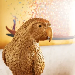 Figurine décorative Parrot doré 116cm><noscript><img width=