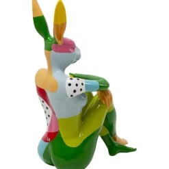 Figurine décorative Rabbit Gillie colore 80cm><noscript><img width=