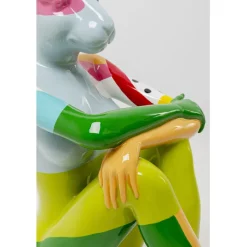 Figurine décorative Rabbit Gillie colore 80cm><noscript><img width=