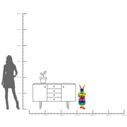 Figurine décorative Rabbit Gillie Rainbow 80><noscript><img width=