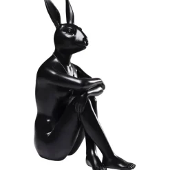Figurine décorative Rabbit Gillie noir>KARE Design Clearance