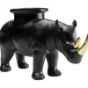 Figurine décorative Rhino noir 41cm>KARE Design Discount