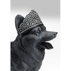 Figurine décorative Royal Standing Corgi noir 52cm><noscript><img width=