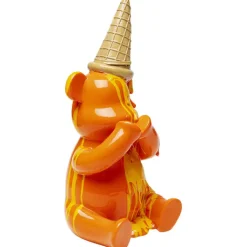 Figurine décorative Sitting Gelato Bear Orange 37c>KARE Design Online