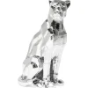 Figurine décorative Sitting Cat Rivet chrome 82cm>KARE Design Outlet