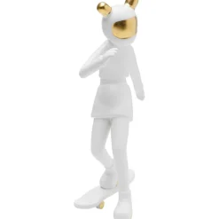 Figurine décorative Skating Astronaut blanc>KARE Design Clearance