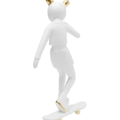 Figurine décorative Skating Astronaut blanc><noscript><img width=