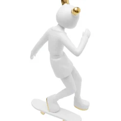 Figurine décorative Skating Astronaut blanc><noscript><img width=
