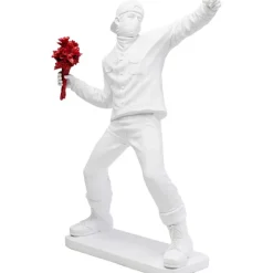 Figurine décorative Street Art Bouquet blanc 67cm>KARE Design Online