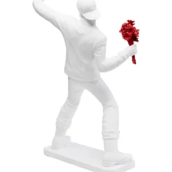 Figurine décorative Street Art Bouquet blanc 67cm><noscript><img width=