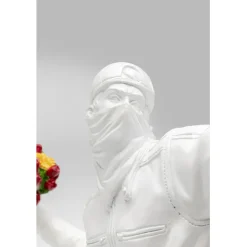 Figurine décorative Street Art Bouquet blanc 27cm><noscript><img width=