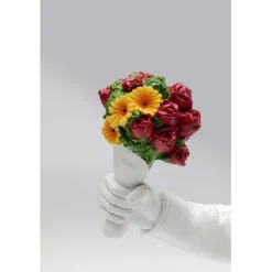 Figurine décorative Street Art Bouquet blanc 27cm><noscript><img width=