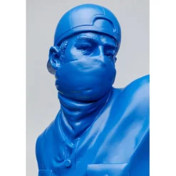 Figurine décorative Street Art Bouquet bleu 67cm><noscript><img width=
