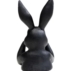 Figurine décorative Sweet Rabbit noir 23cm><noscript><img width=