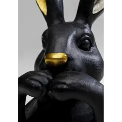 Figurine décorative Sweet Rabbit noir 23cm><noscript><img width=