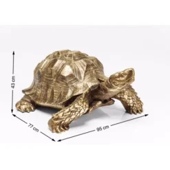 Figurine décorative Turtle doré GM><noscript><img width=