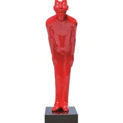 Figurine décorative Welcome Guest rouge PM>KARE Design Best