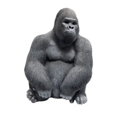 Figurine décorativeMonkey Gorilla Side Medium noir>KARE Design Sale