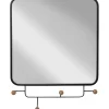 Garderobe murale Gina miroir 50x65cm>KARE Design Discount