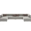 Grand canapé d angles Infinity Malibu gris>KARE Design Sale
