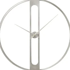 Horloge murale Clip argenté Ø60cm>KARE Design Online
