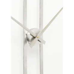 Horloge murale Clip argenté Ø60cm><noscript><img width=