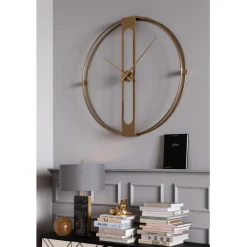 Horloge murale Clip Gold Ø107cm><noscript><img width=