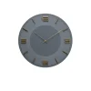 Horloge murale Leonardo gris/doré Ø49cm>KARE Design Discount