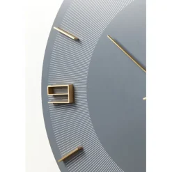 Horloge murale Leonardo gris/doré Ø49cm><noscript><img width=