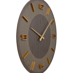 Horloge murale Levi marron Ø60cm><noscript><img width=