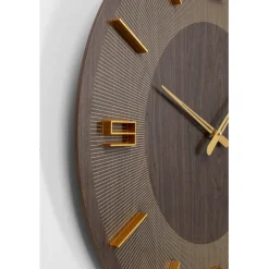 Horloge murale Levi marron Ø60cm><noscript><img width=