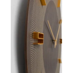 Horloge murale Levi marron Ø60cm><noscript><img width=