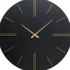 Horloge murale Luca noir Ø70cm>KARE Design Online