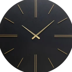 Horloge murale Luca noir Ø70cm>KARE Design Online