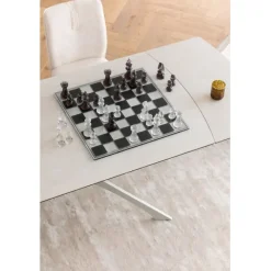 Jeu d échecs Chess transparent 60x60cm><noscript><img width=