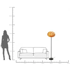 Lampadaire Aloha Whirl 160cm><noscript><img width=